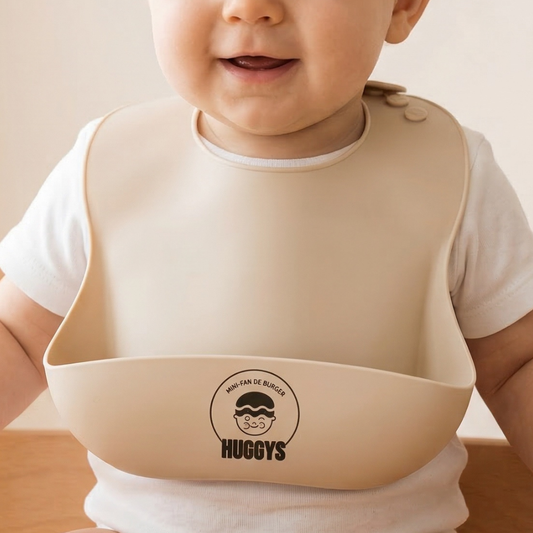 HUGGYS bavoir silicone
